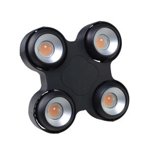 Quality Warm White LED Par Can Stage Lights 4pcs * 100W 4 / 9CH 30° Lens Angle wholesale