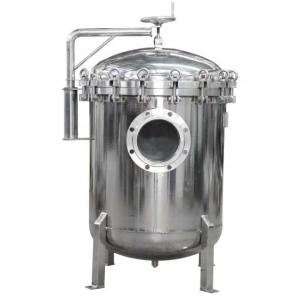 Quality VITON Seal High Filtration Stainless Steel Flange Connection Double Bag Filter Housing wholesale