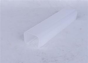Quality High Energy Efficiency Plastic Extrusion Profiles / PC LED Lamp Cover wholesale