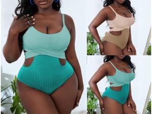 Quality Bikini Plus Womens Bathing Suits Color Matching Conjoined wholesale