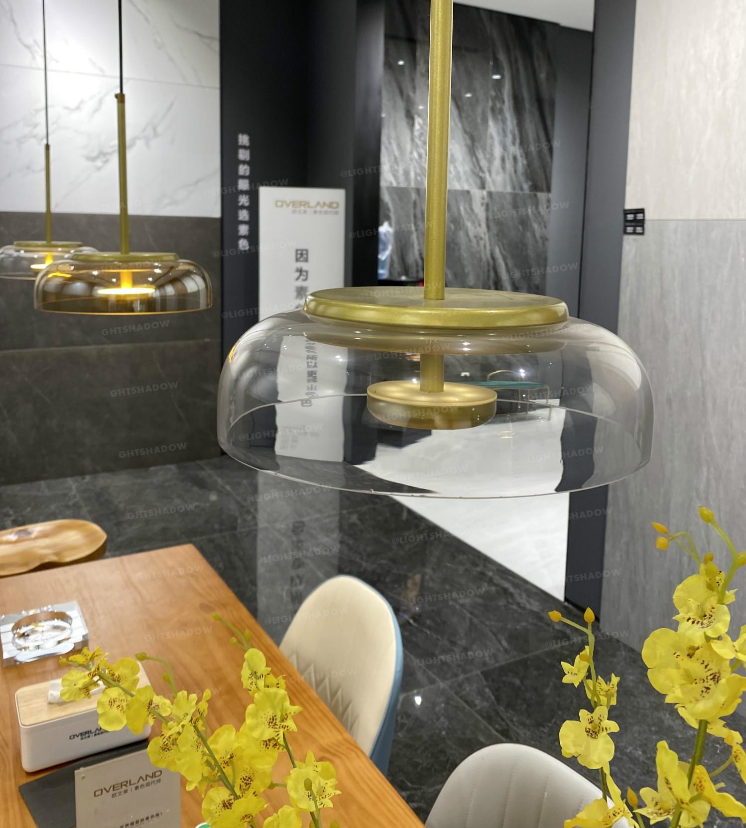 Modern Glass Pendant Lamps LED Bowl Nordic Lighting dinner table chandelier(WH-GP-41)