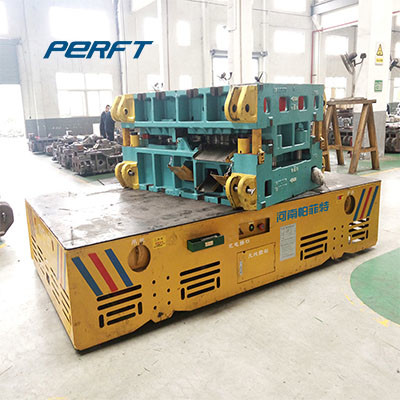 30 Ton Trackless Heavy Load Motorized Platform Cart
