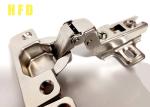 Inset Steel Nickel Plated Cabinet Door 90 Degree Hinge Four Hole