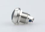 12mm Miniature Panel Mount Push Button Switches Red Green Blue Ball Round Head