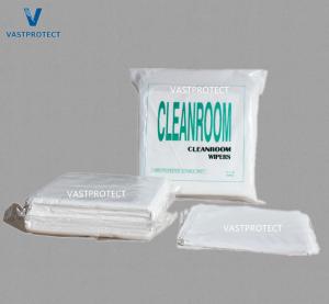 Quality US Cleanroom Wipers 23*23 Cm for Anti-Static Dust Free Water Absorption 100% Polyester wholesale