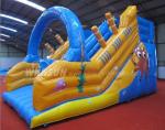 Fire Retardant Large Inflatable Dry Slide 0.5mm PVC Tarpaulin