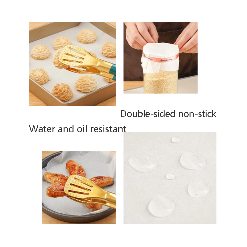 Wax Silicone Coated Baking Paper For Baking And Raw Rolling Custom Order Accepted