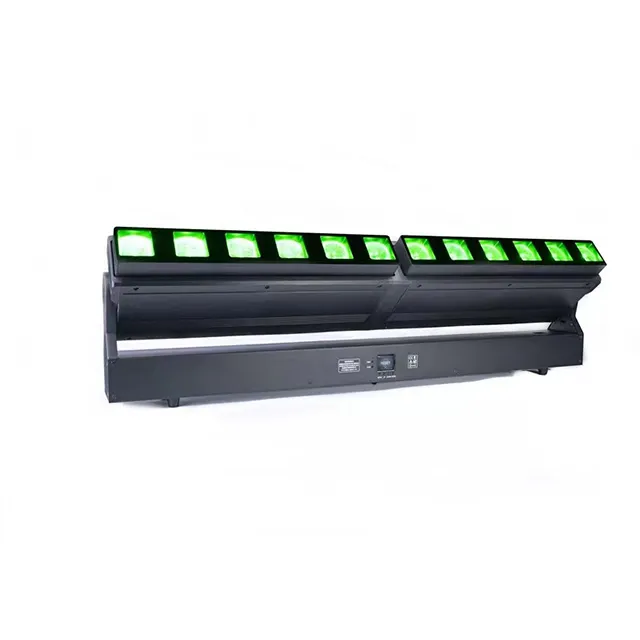 High CRI Ra 95 12x40W 4in1 RGBW Spotlight Heads Moving Light LED Stage Lights