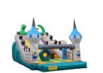 Cartoon Dragon Inflatable Slippery Slide , Floating Water Slide Sturdy Structure