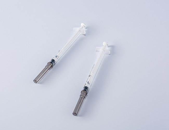 Fixed Dose Immunization FDA510K Auto Disable Syringe With Needle 0.5ML