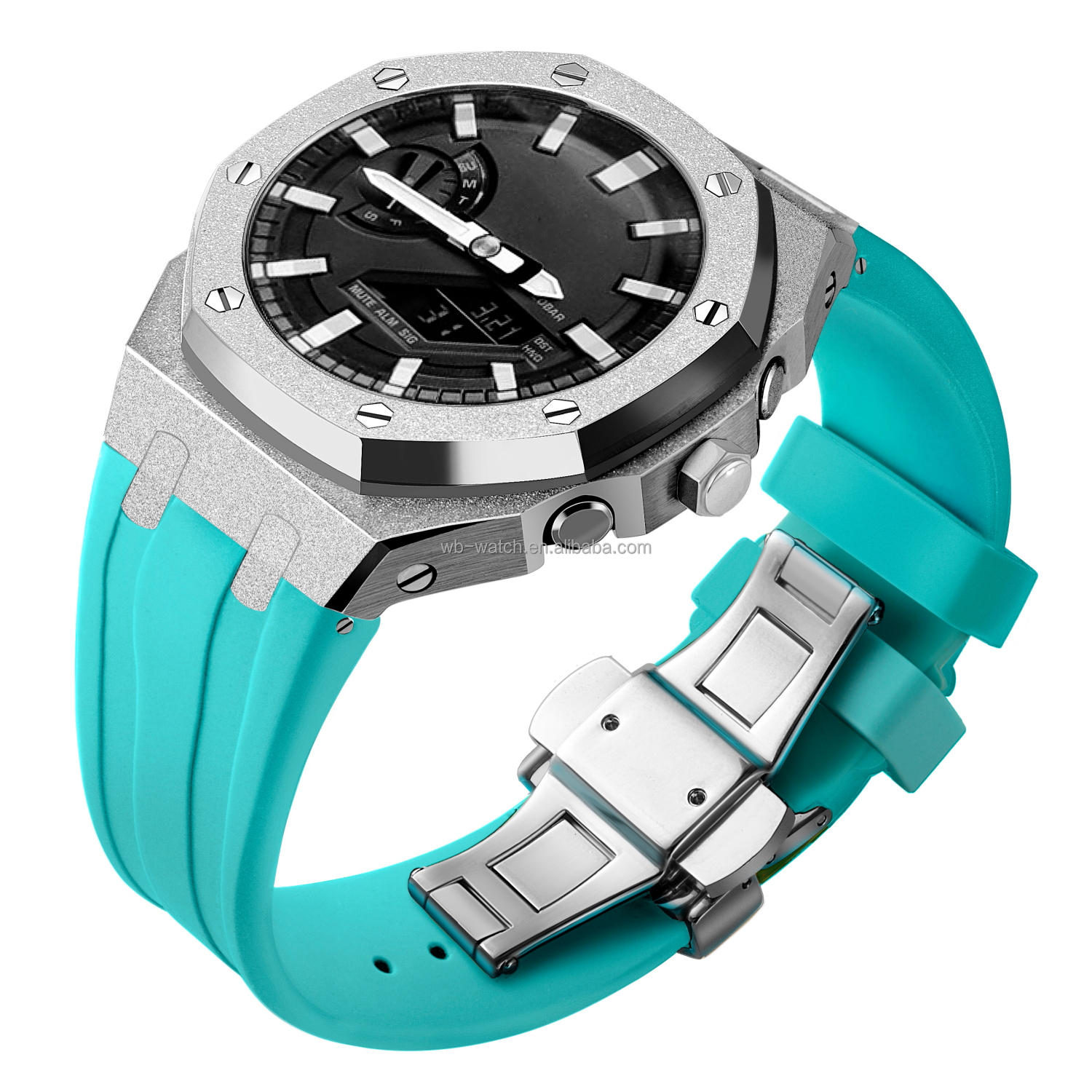 Stainless Steel Watch Case And Band For Casio Ga2100 Customized OEM ODM Services