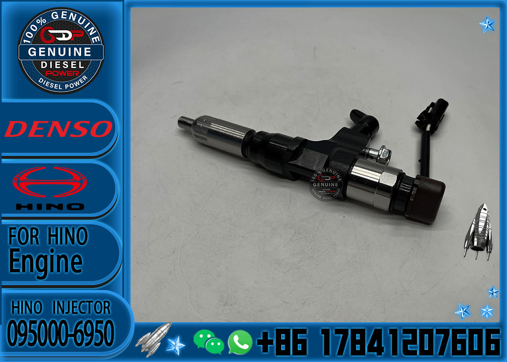 Diesel common rail injector 26370-E0330 9709500-695 095000-6951 0950006950 095000-6950 for J05C J05D diesel injector