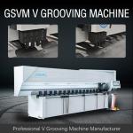 Hydraulic Sheet Metal Grooving Machine Stainless Steel V Groove Cutter Machine