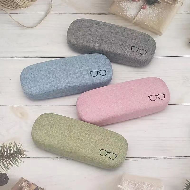 Custom Print PU Metal Glasses Case With Super Protective Performance