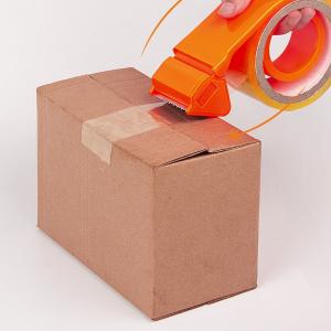 Quality Portable Packing Tape Cutter ABS Material Orange Color 50x40mm Tape Size wholesale