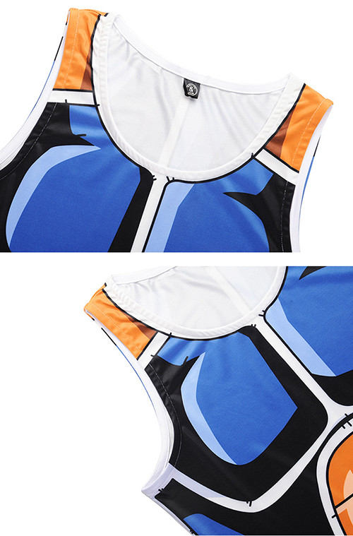 Manga Dragon Ball Raditz Custom Anime T Shirts With Printing Anti Wrinkle