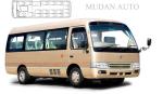 Mudan Euro 3 Diesel Mini Bus Luxury 25 Passenger Van Stock Engine Air Brake