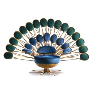 Quality Peacock Single Sofa Chair Classical Contemporary Luxury Light Single Sofa wholesale