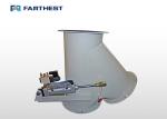 Alloy Steel Three Way Pneumatic Valve For Diverting Livestock Feed Mill