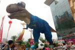 Handmade Realistic Animatronic Dinosaur , Life Size Tyrannosaurus Rex Dinosaur