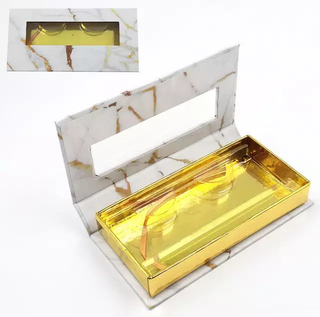 Empty Black Eyelash Packaging Lash Subscription Boxes