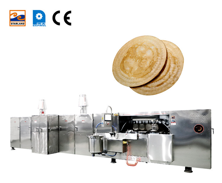 380V Waffle Cone Production Line Easily Operated Wafer Biscuit Making Machine