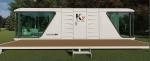 Reasonable Bedroom Luxury Commercial Mini Capsule House Galvanized Steel Frame
