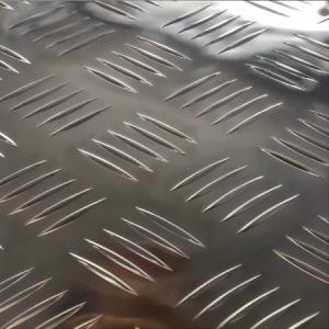 Quality Rustproof 5052 Aluminium Checkered Plate Sheet For Building 1500mm wholesale