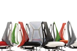 Quality Hermen Miller Moon Ergonomic Home Office Chairs Black / Grey wholesale