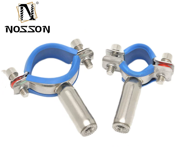 ODM Customized Fastener Pipe Support Clamp for Sanitary Quick Pipe Clamp and Metric Stainless Steel 304 Pipe