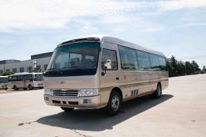 Quality 4×2 Commercial Toyota Coaster Motorhome Vehicles Folding Door Staff Small ISUZU Engine wholesale
