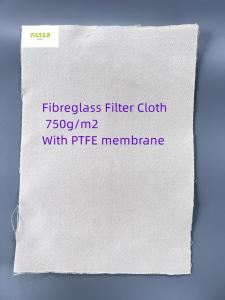 Quality Fiberglass PTFE Membrane Dust Filter Fabric High Temperature 750GSM wholesale