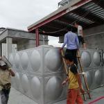 304 Stainless Steel Insulated Water Tank For Medical / Life Water Supply