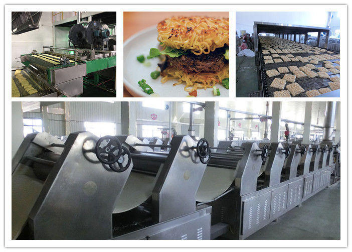 Customizing Fried Instant Snack Noodles Manufacturing Machine Low Noise Production