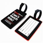 Custom Silicone Luggage Tag For Airlines Advertisement - With Name ID Card and