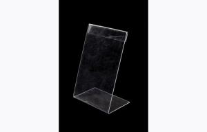 Quality L Shape Clear Acrylic Sign Holder , Acrylic Table Tent Holders For Shop wholesale