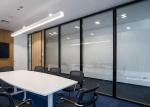 Pre Fabricated Demountable Glass Partitions Office Partitioning Systems Powder