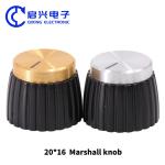 20X16 Marshall 6mm Spline Potentiometer Knob 500VAC Switch Adjustment