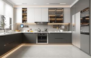 Quality Modern American Style Solid Wood Kitchen Cabinets Luxury Kitchen Cabinets wholesale