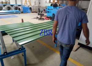 Quality 13 Rows Roof Panel Roll Forming Machine With 5 Ton Hydraulic De - Coiler wholesale
