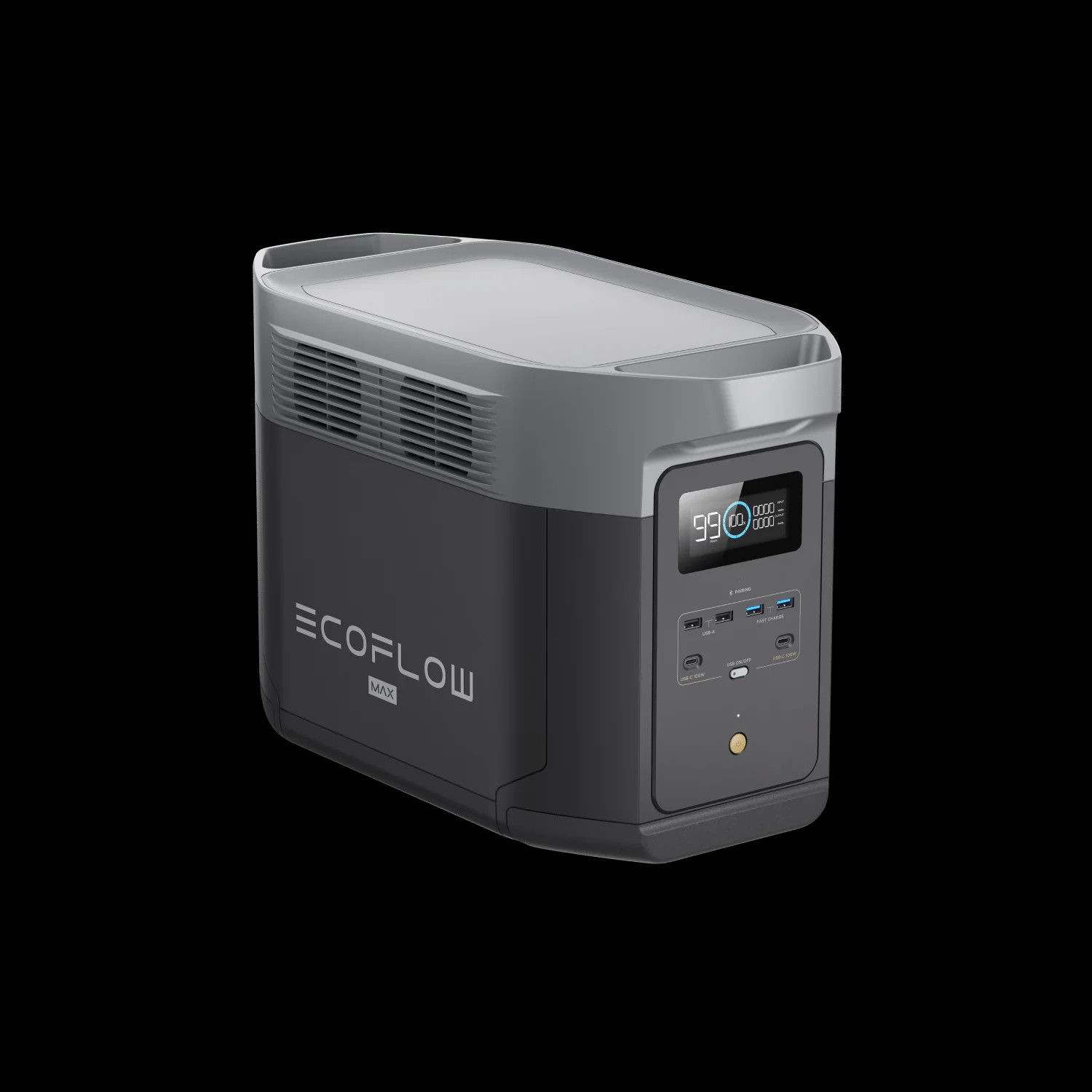 Ecoflow Solar Power Generator with 2048wh Delta 2 Max Extra Battery China Factory Price 2400W Outpit Portable Power Supply Station