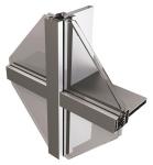 alu 4500pa PVDF 75/150 Horizontal Casement Windows