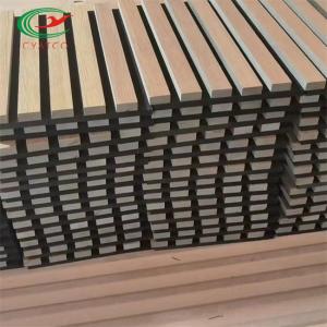 Quality Fireproof Slatted Timber Wood Sound Panels Thickness 21mm Harmless wholesale