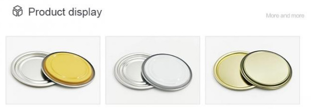 307# 83mm tin bottom normal open end with dimple for food can tinplate can bottom lid cover