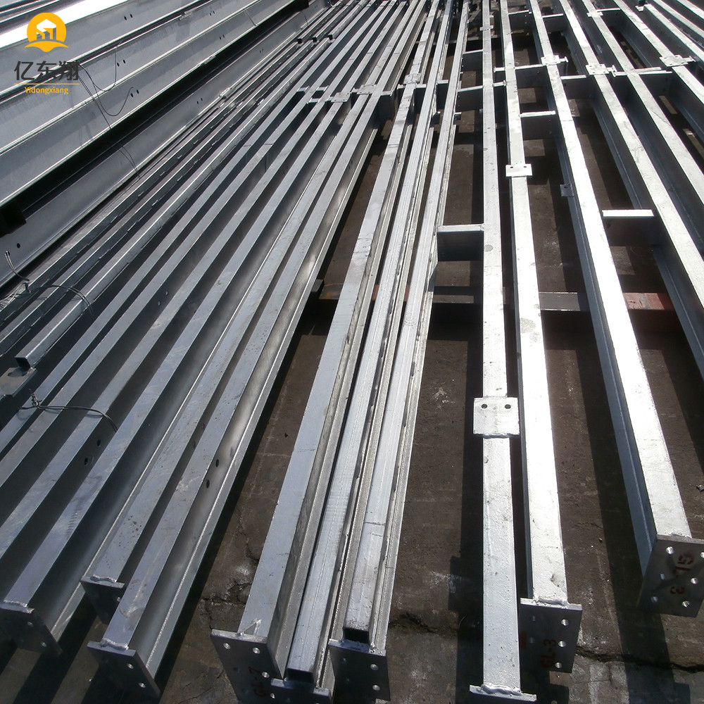 Fast Construction Steel Frame Building Construction with Aluminum Or Steel Wood Door and Short Construction Time