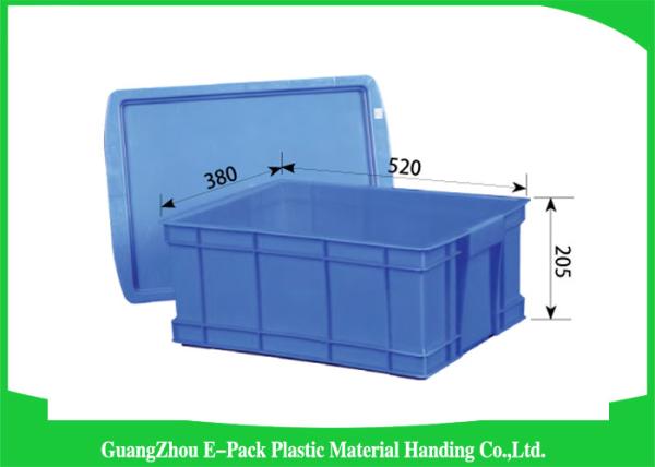 Durable Plastic Stacking Boxes , Plastic Stacking Storage Bins Environmental