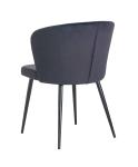Cafe Upholstered Accent Chairs Fabric Velvet Armless Upholstered Chair