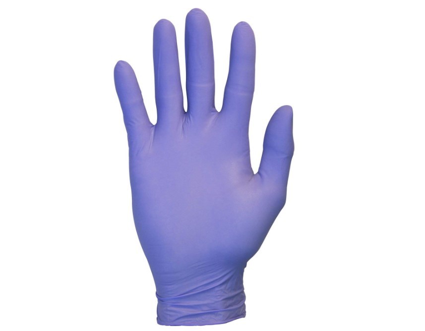 Puncture Resistant Nitrile Powder Free Gloves / Nitrile Medical Exam Gloves
