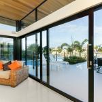 House Large Aluminium Sliding Stacking Doors Cool Summer Anodizing