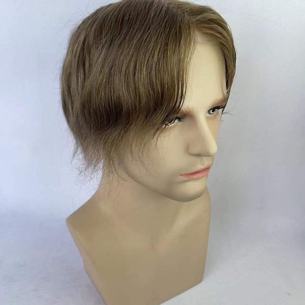 100% Indian hair male toupee man hair piece Hollywood French lace toupee 6x8